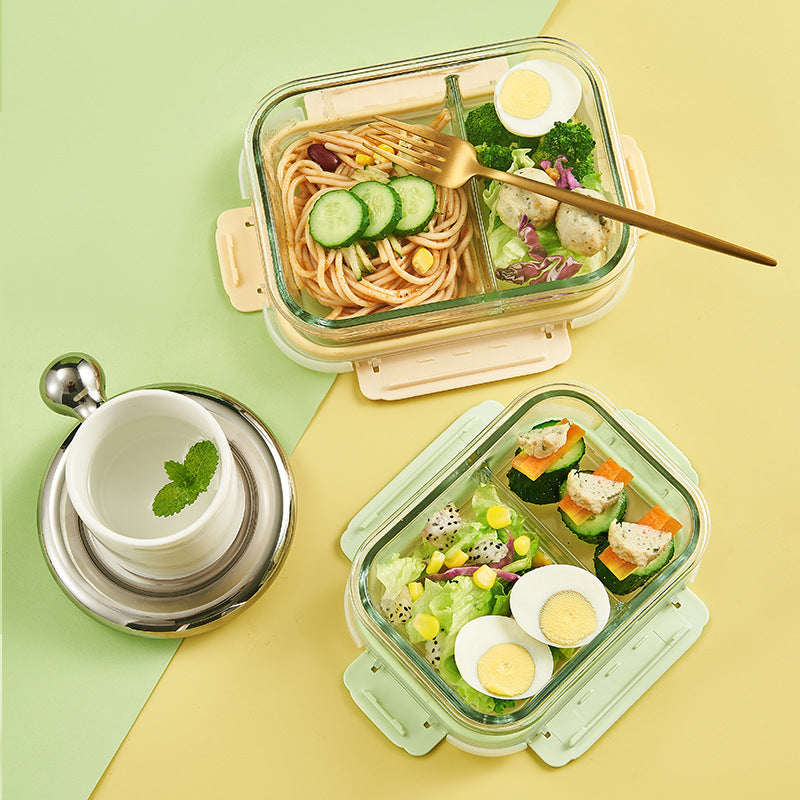 Oven & Microwave Glass Food Storage With Smart Lock Lids 650ml