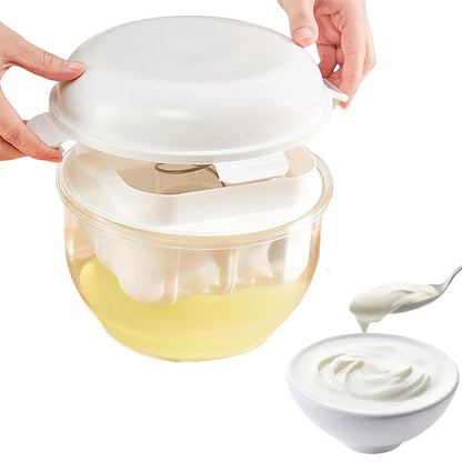 Phoenix Labneh & Greek Yogurt Maker with Fine Mesh Bag and Lid