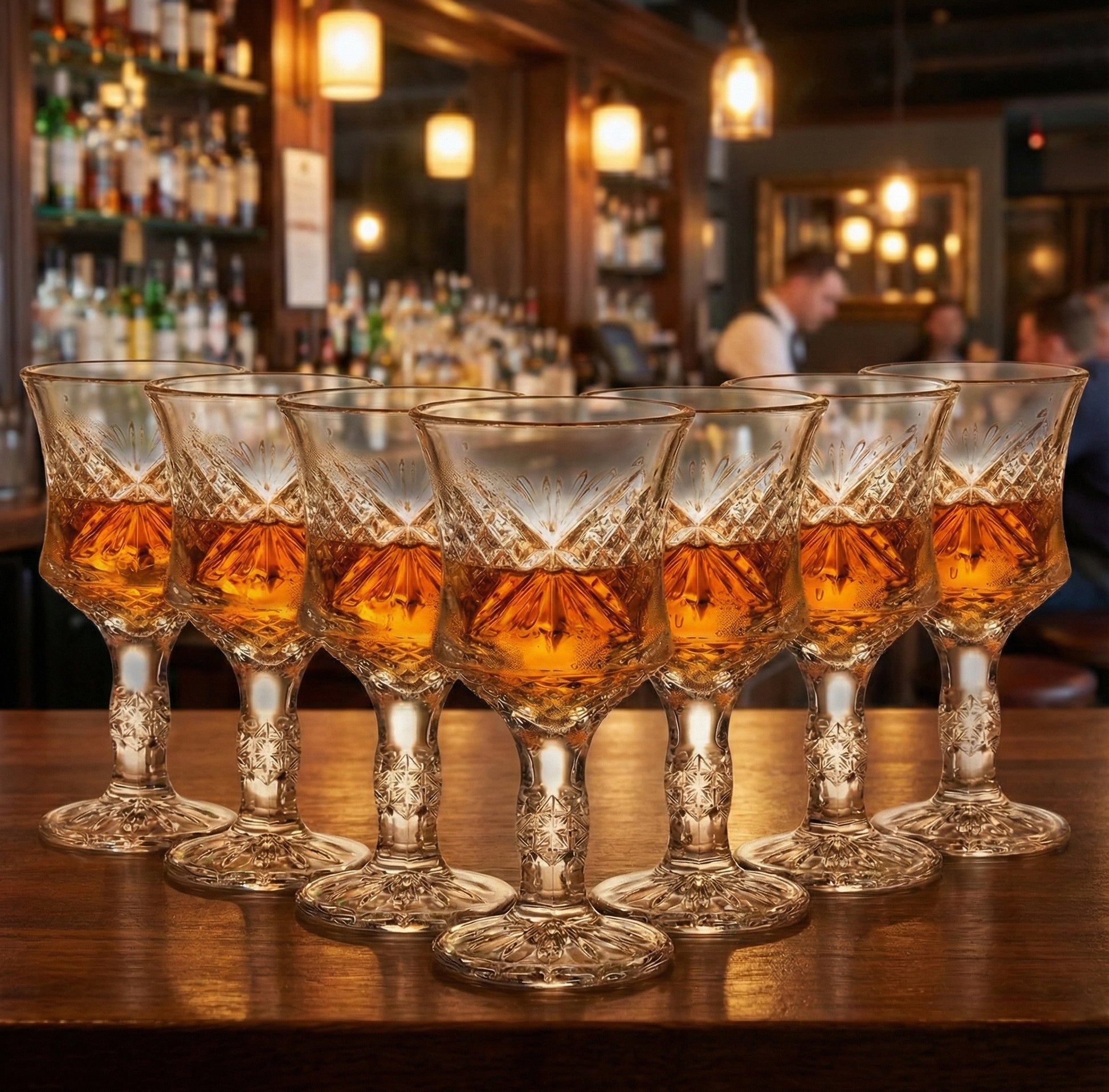 6-Pcs Clear Glass Liqueur Set 40-ml #221