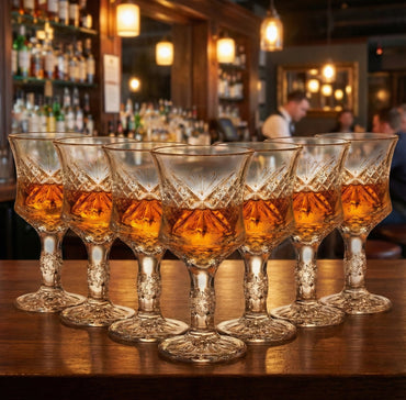 6-Pcs Clear Glass Liqueur Set 40-ml #221