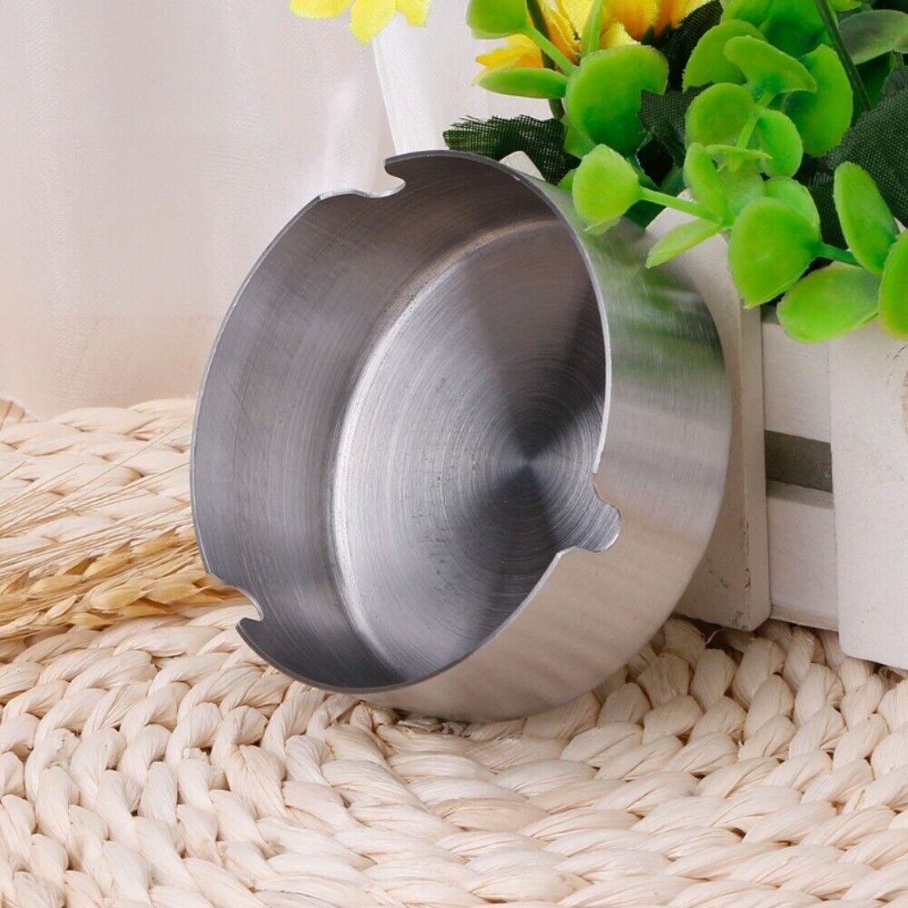 High Grade Stainless Steel Cigarette Ashtray- Round Shape