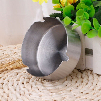 High Grade Stainless Steel Cigarette Ashtray- Round Shape