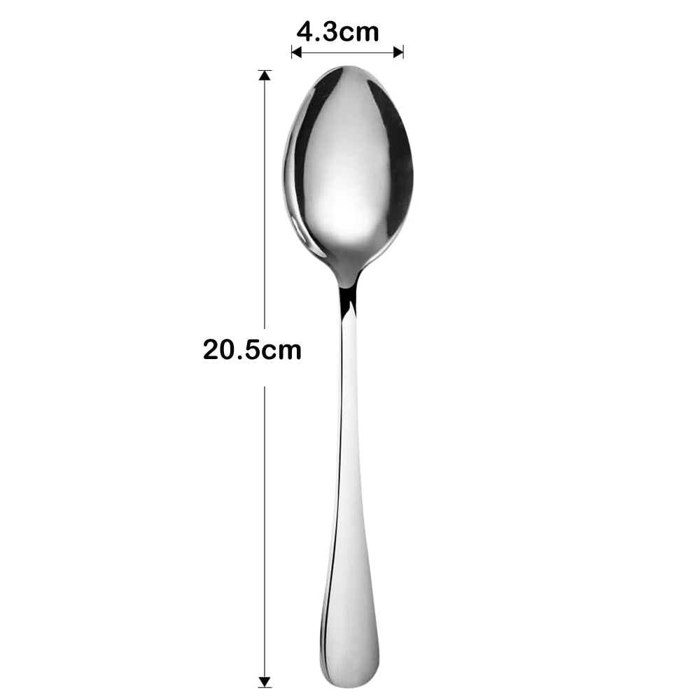 PROUD 3-Pieces Stainless Steel Medium Spoon Silverware Set