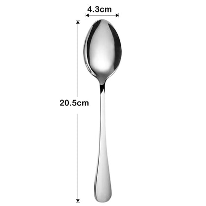 PROUD 3-Pieces Stainless Steel Medium Spoon Silverware Set