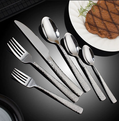 PROUD 5-Pieces Brilliant Stainless Steel 304 Silverware Tableware Cutlery Set ( 304 )