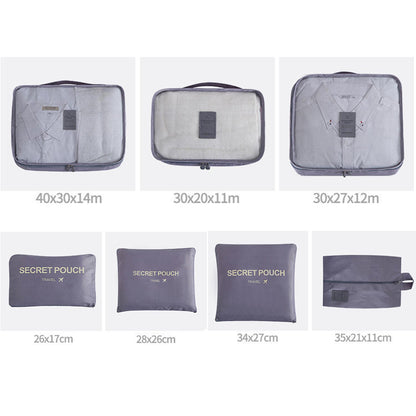 7-Pcs Travel Clothing Sorting And Storage Bag