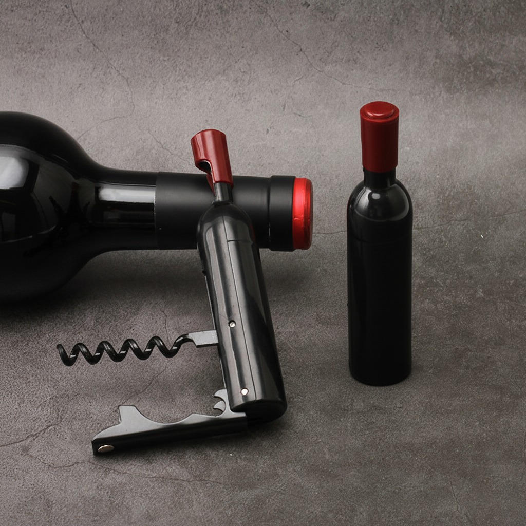 Magnetic Bottle Opener Stick to Refrigerator for Wine and Beer Bottles ( Random Design )