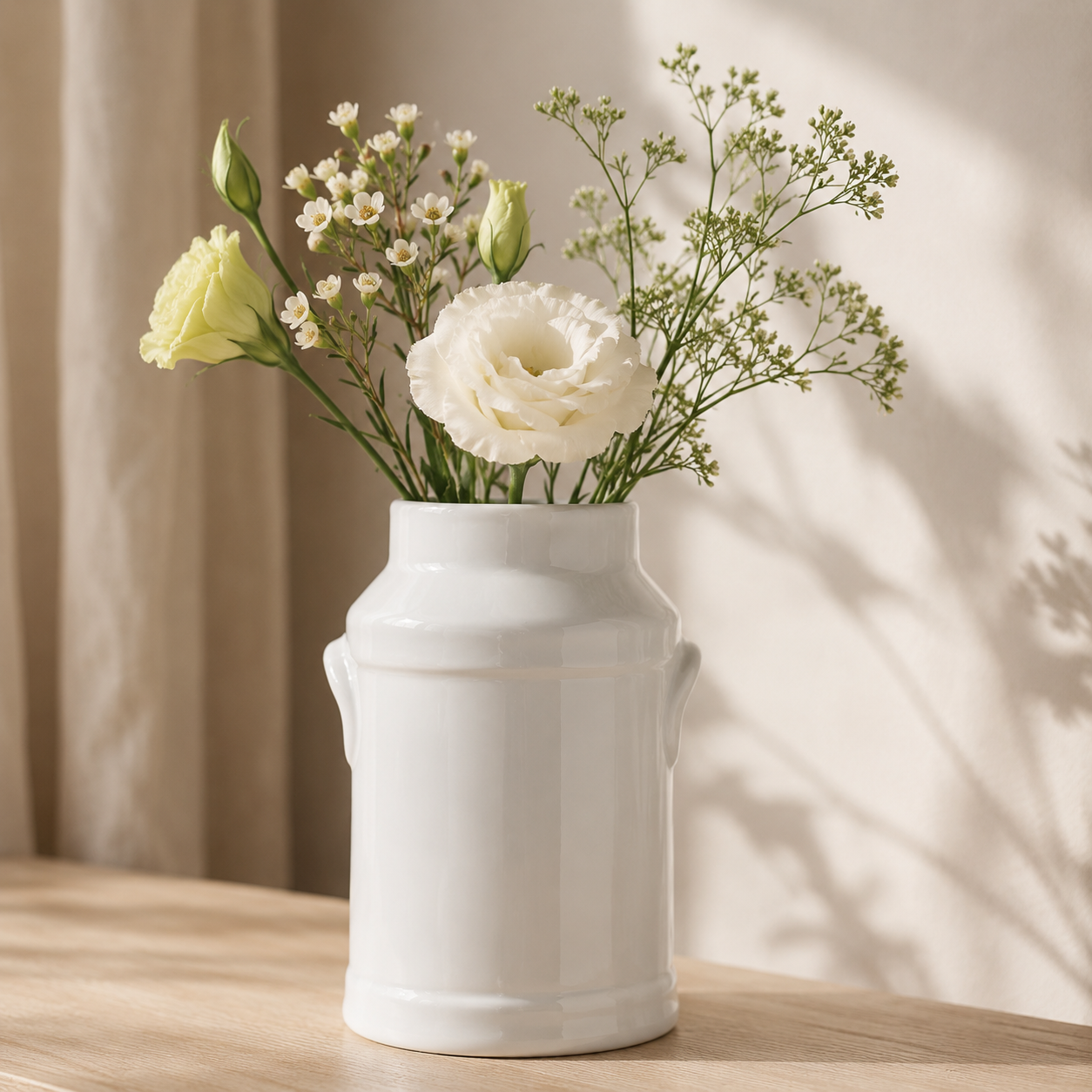 Stronghold White Porcelain Vase