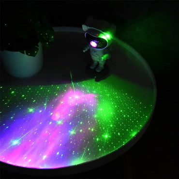 Astronaut Galaxy Star Laser Projector with Remote Control and 360°Adjustable