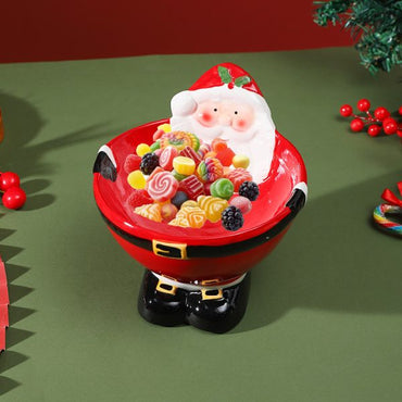 Ceramic Holidays Santa Claus Candy Bowl – 12cm