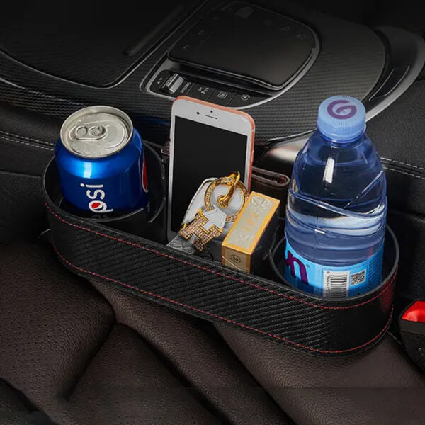 Microfiber Design Car Cup Holder Car Seat Organizer