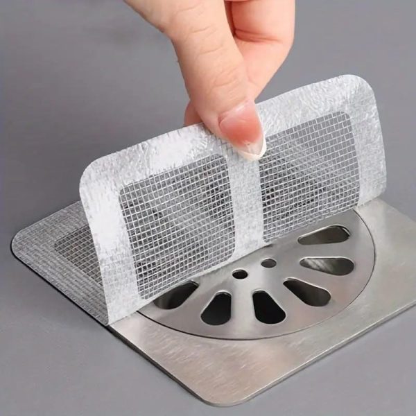 10-pieces Disposable Shower Drain Hair Catcher