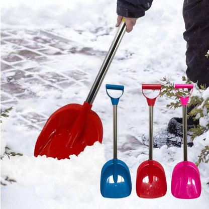 Kid Snow Shovel with Stainless Steel Handle (Random Color)