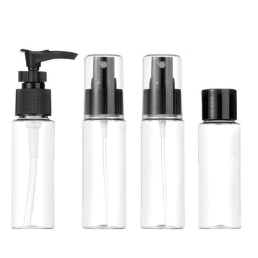 4-Pieces Travel Bottles Set for Toiletries