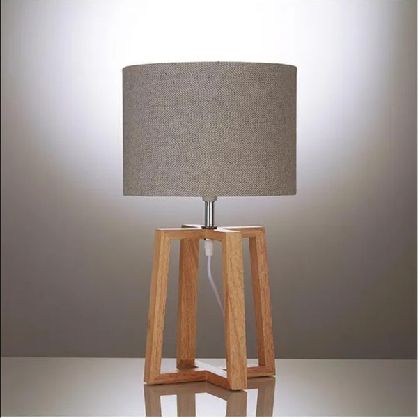 Wooden Table Lamp 44.5cm