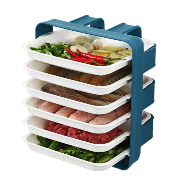 6 in 1 Cabinet Shelf Food Storage