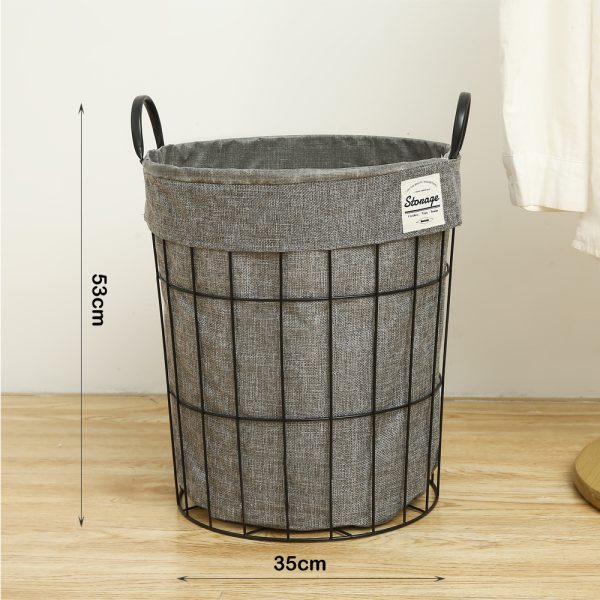 Metal Laundry Basket With Handles