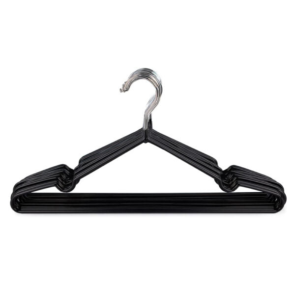 10-Pieces PVC Coated Metal Hangers 20x40cm (4mm)