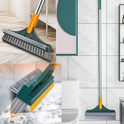 3 in 1 Floor Scrub Brush with Squeegee ( Double Brush )