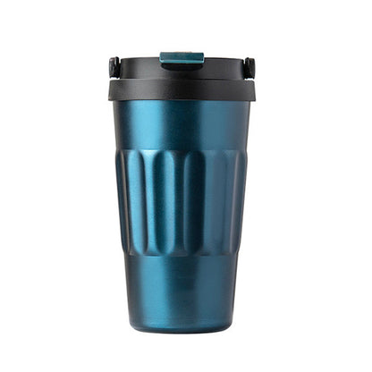 Double Layer Stainless Steel Coffee Mug With Handle 500ml