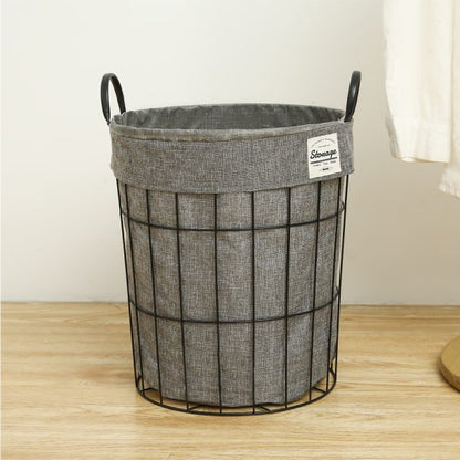 Metal Laundry Basket With Handles