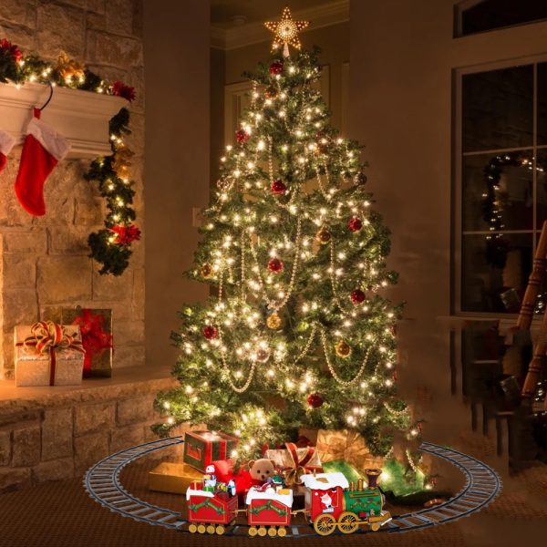 Decoration Around The Tree Christmas Delight Train Set With Lights And Sounds