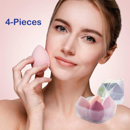 Makeup Sponge Dry&Wet 4-Pieces