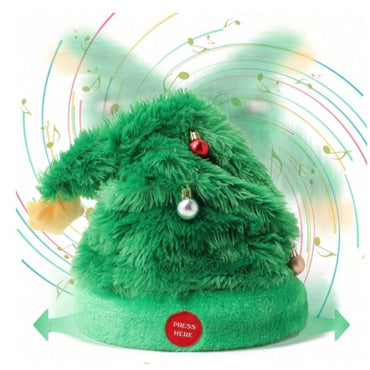 Dancing Animated Christmas Tree Hat