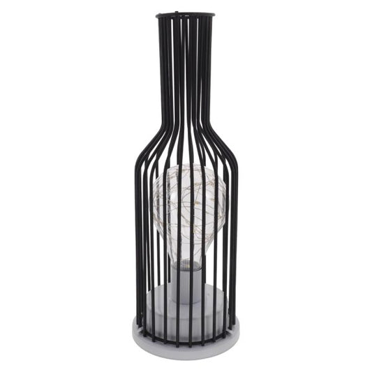 Retro Creative Metal LED Wine Bottle Lamp