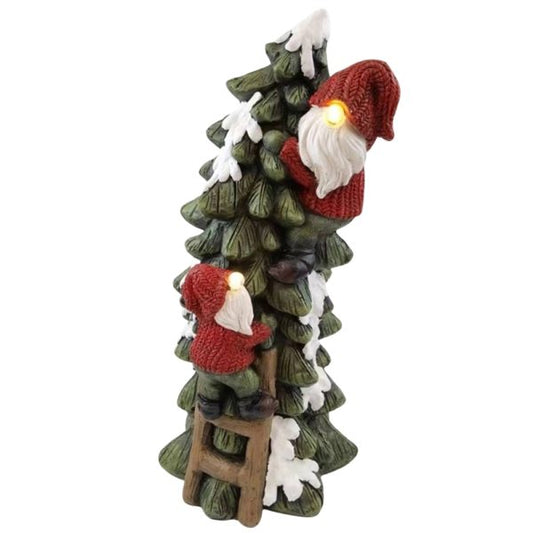 48cm LED Light Christmas Tree With Santa Tabletop