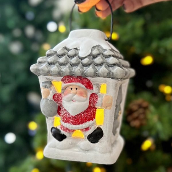 Ceramic Christmas Decoration With Light