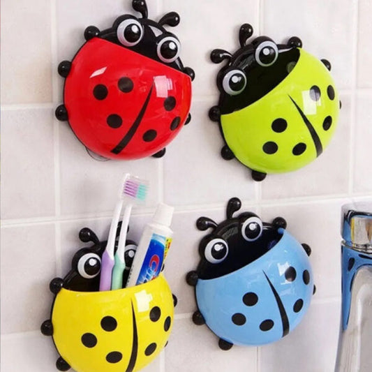 Ladybug Toothbrush Wall Suction