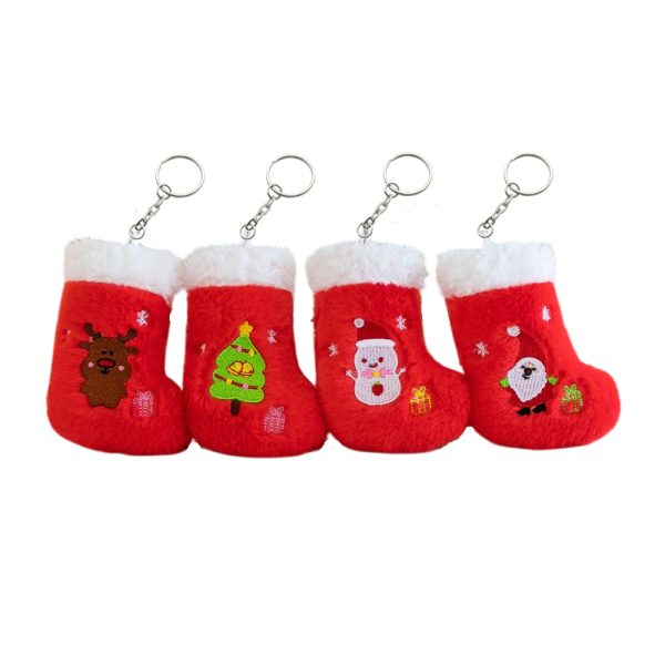 1-Piece Keychain Christmas Stocking – 11cm