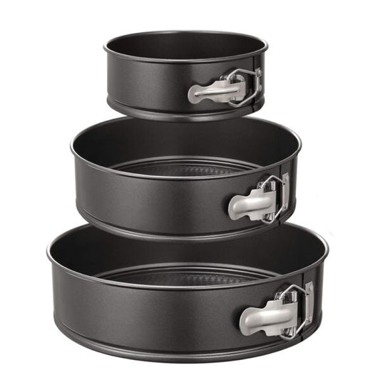 3-Pieces 20-22-24 cm Round Cake Tin Set