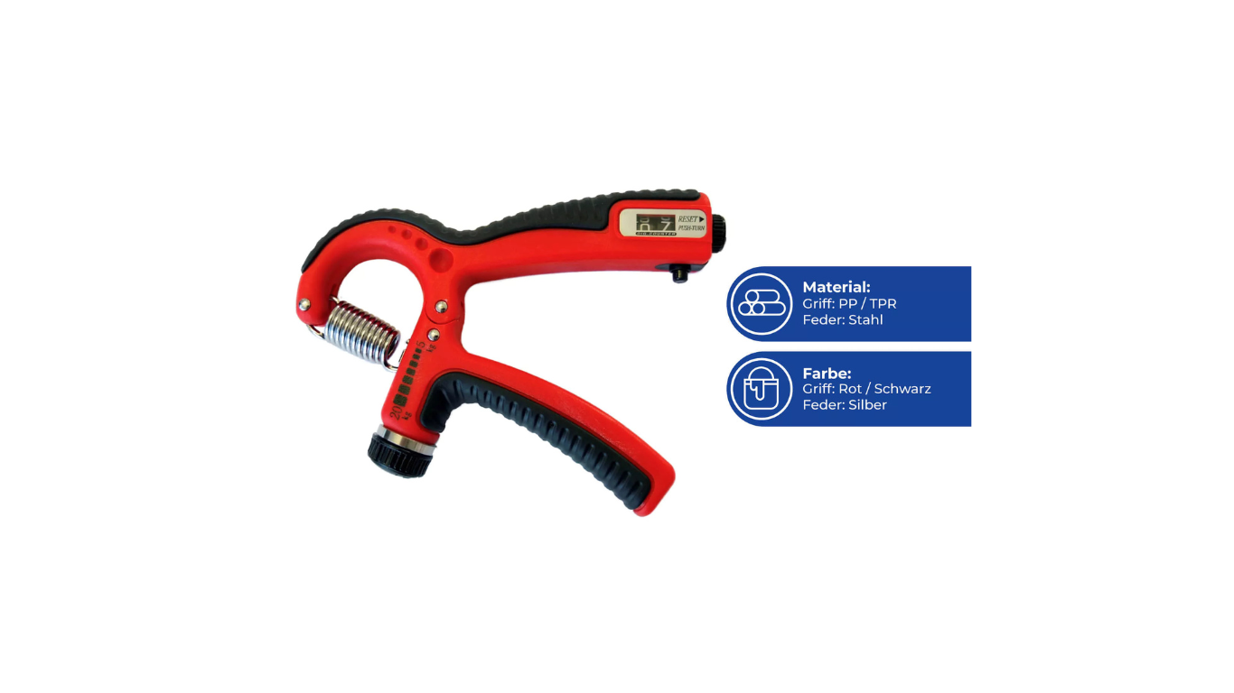 Hand and grip trainer with counter By Wenko