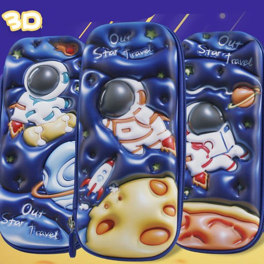 3D Astronaut Space Pencil Case