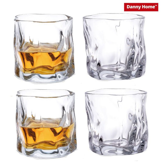 Twisted Glasses Cups (4-Pcs)