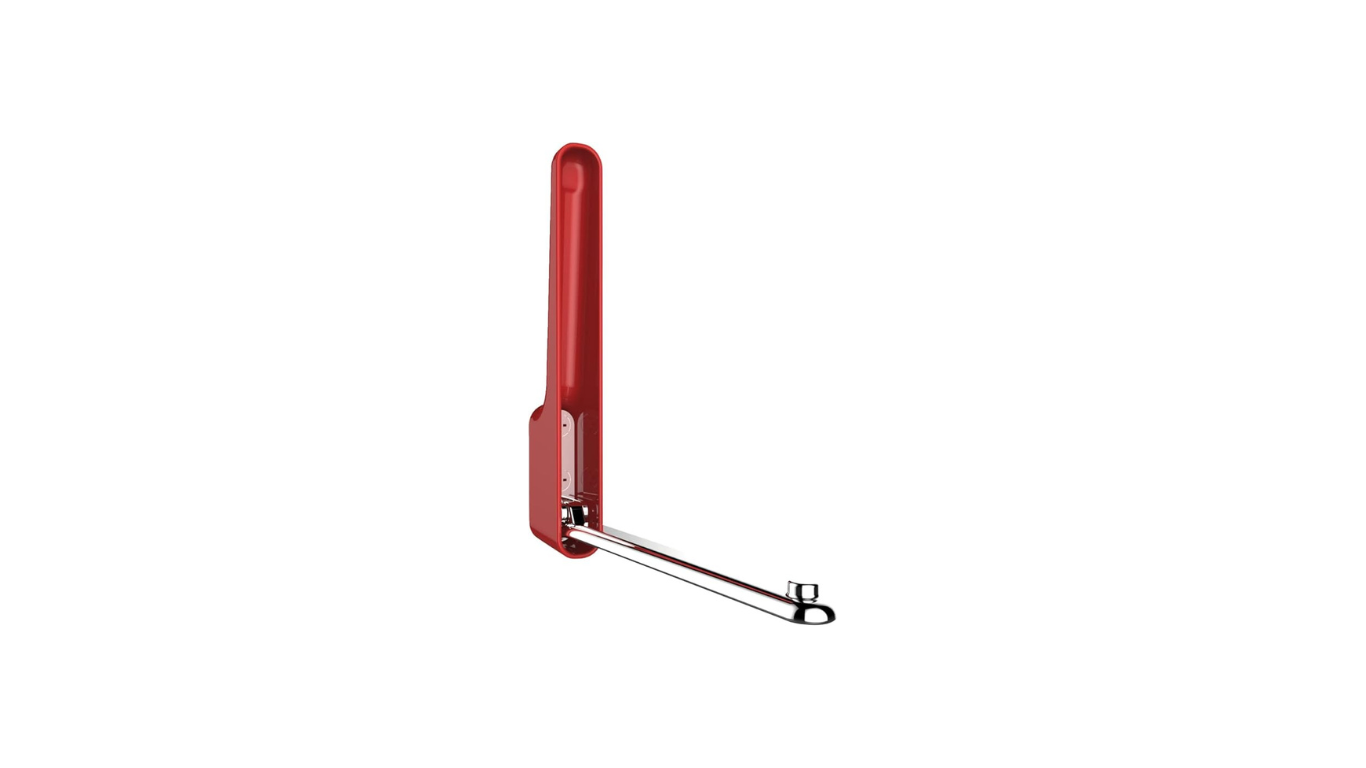 Folding hook Premium OMEGA carmine red By Wenko.de