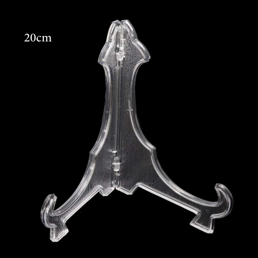 Clear Plastic Easel Stands Holders 20 cm