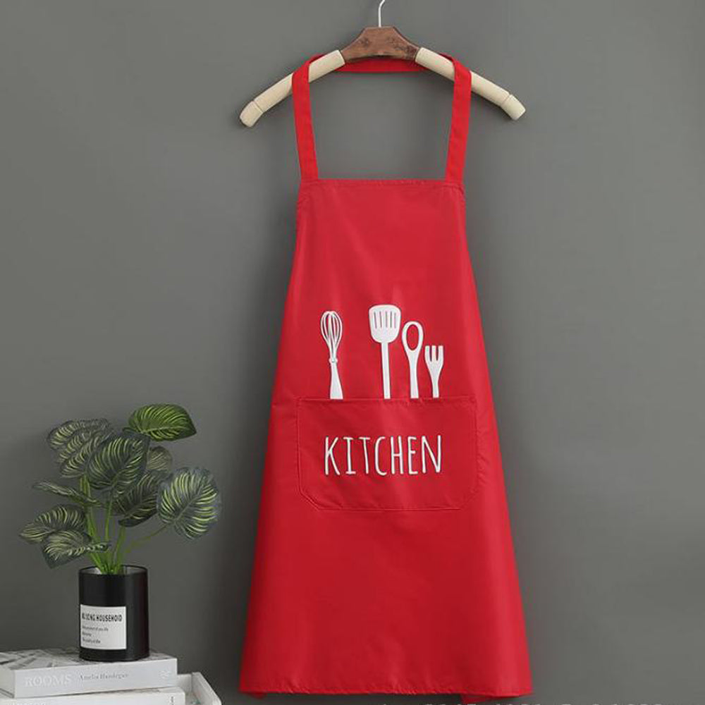 Apron YURILIFE With Pocket Waterproof and Oil Proof for Home Kitchen