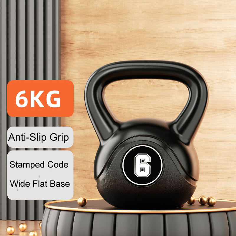 Coated Kettlebells HDPE Kettle Bells Heavy Weight for Home Gym