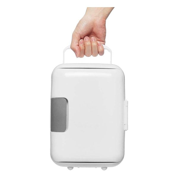 Mini Fridge for Car, with Cooler and Warmer, 4 Liter Capacity with 12V Car Charger