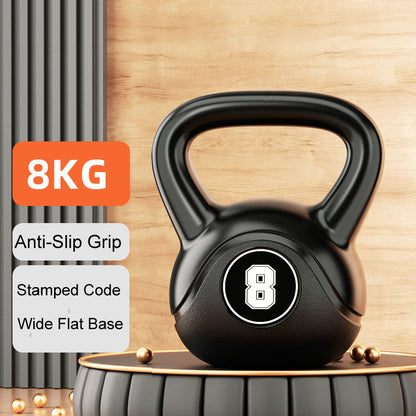 Coated Kettlebells HDPE Kettle Bells Heavy Weight for Home Gym