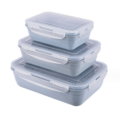 3PCS Storage Containers Sets Microwave Freezer Box