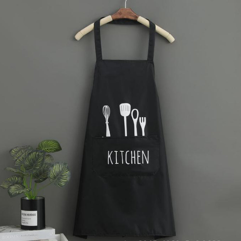 Apron YURILIFE With Pocket Waterproof and Oil Proof for Home Kitchen