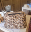 Clutchy Metallic Crochet Bag