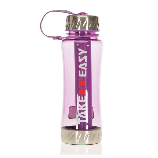 Take It Easy Water Bottle 650 ml - Purple