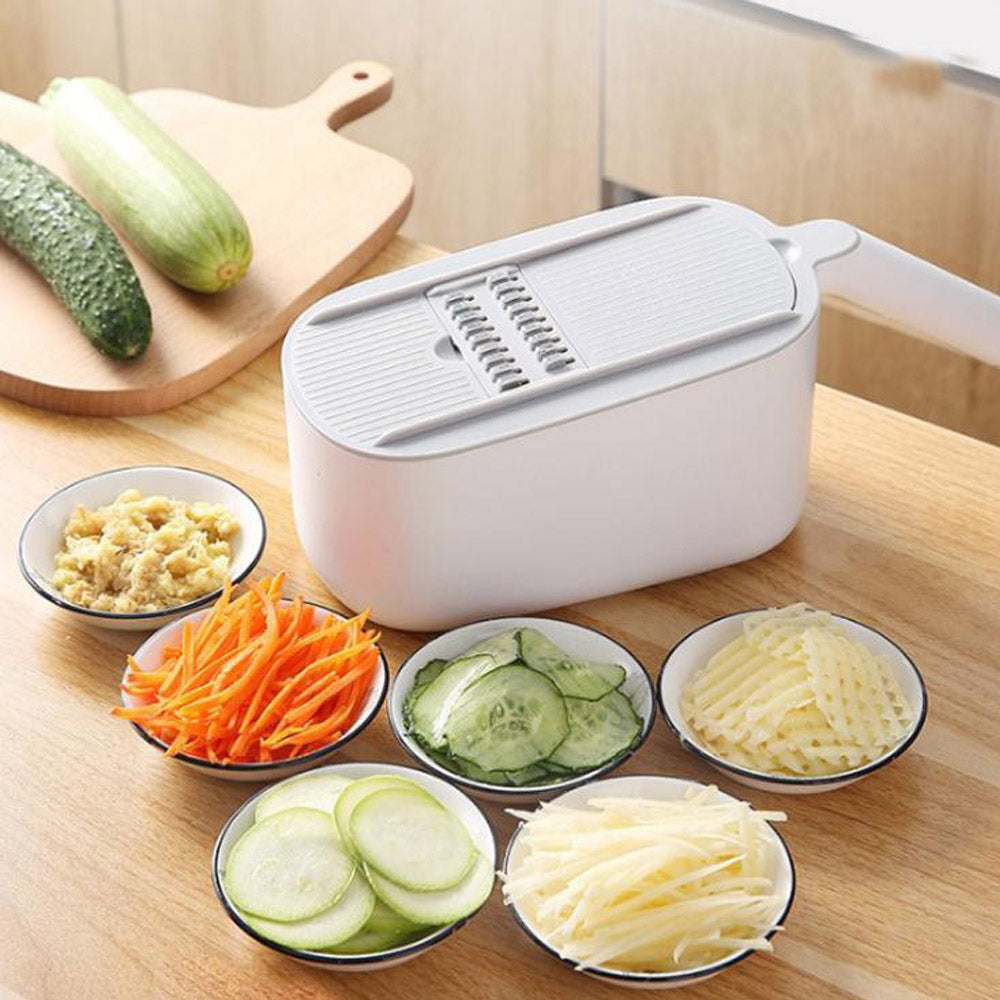 Multi-functional Vegetable Cutter 6 Blades