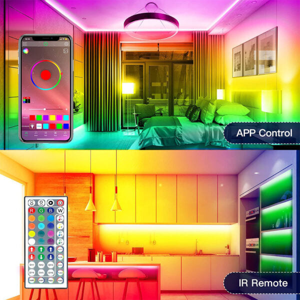 LED Strip Lights with APP and Remote Control