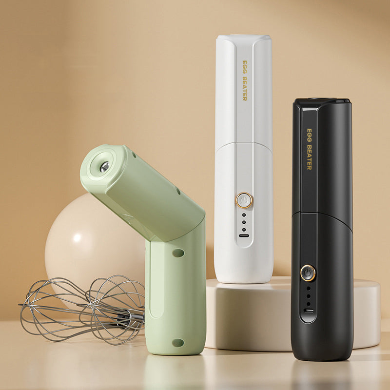 USB Rechargeable Folding Portable Electric Food Mixer